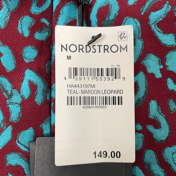 NWT Halogen Atlantic Pacific Leopard Print Dress Sz: M - Picture 9 of 11